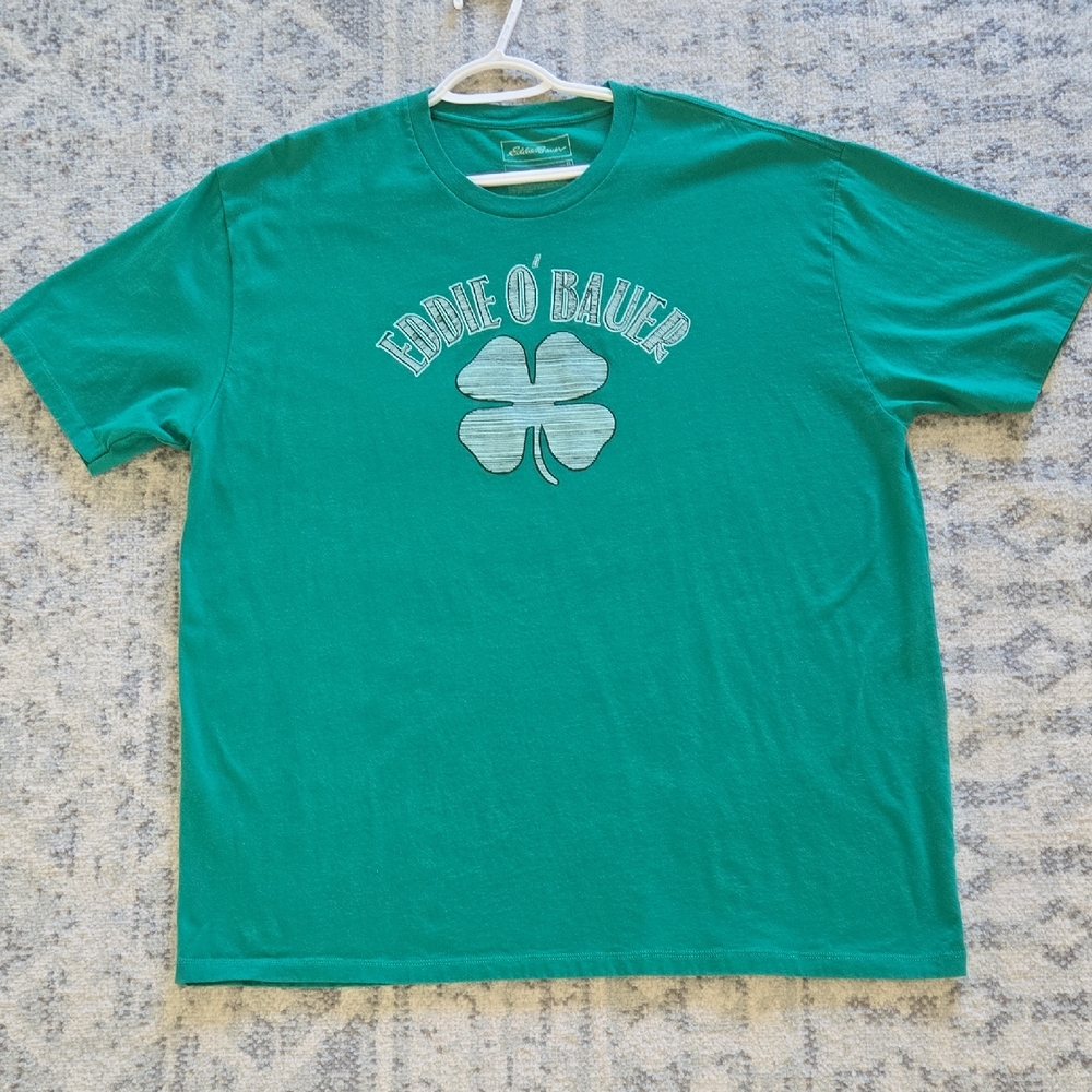 Eddie Bauer Teal Graphic T-Shirt